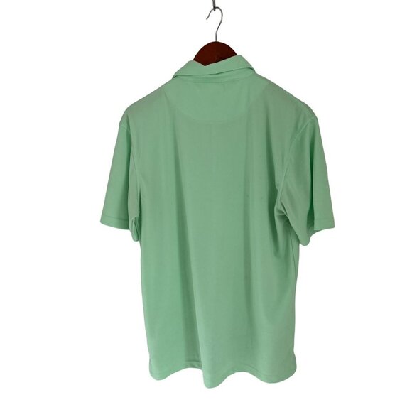Johnnie-O Golf Polo Shirts Light Green Short Sleeve Size Med - Picture 5 of 6